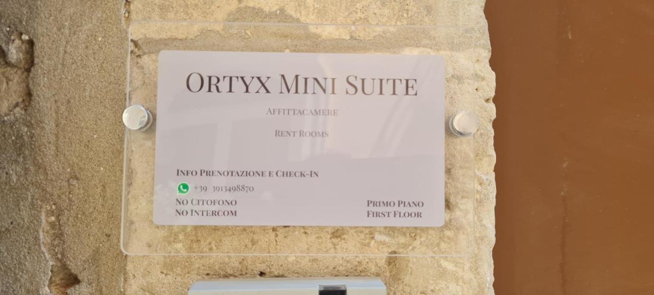 Ortyx Mini Suite Syracuse Exterior foto